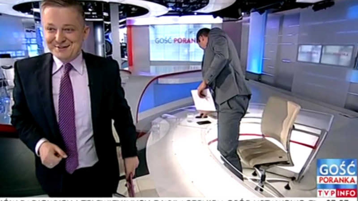 Michał Rachoń ma za sobą trudną rozmowę z rzecznikiem PSL Jakubem Stefaniakiem.