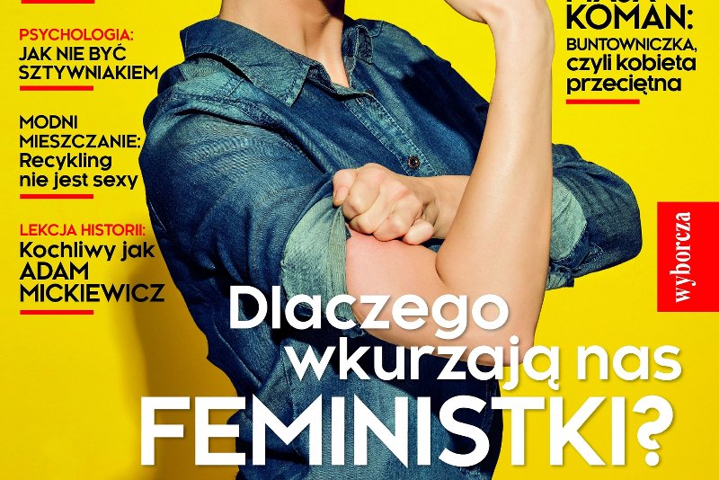 Okładka 3 numeru (2015) miesięcznika "Wysokie Obcasy Extra".