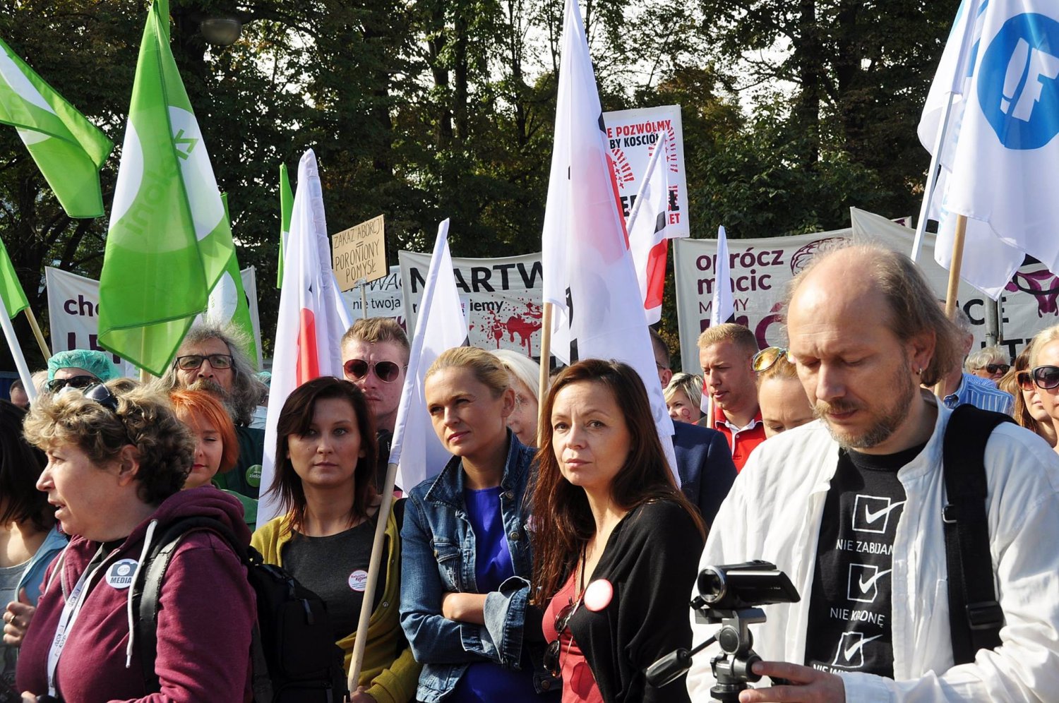 Manifestacja "Ratujmy kobiety" w Warszawie, 18.09.2016 r.