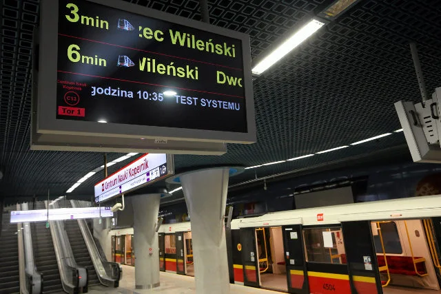 Zakłady bukmacherskie objęły termin otwarcia drugiej linii metra