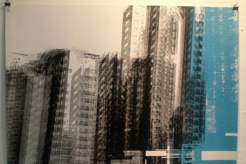 praca sitodrukowa Anny Marczak, wystawa "Around the World"