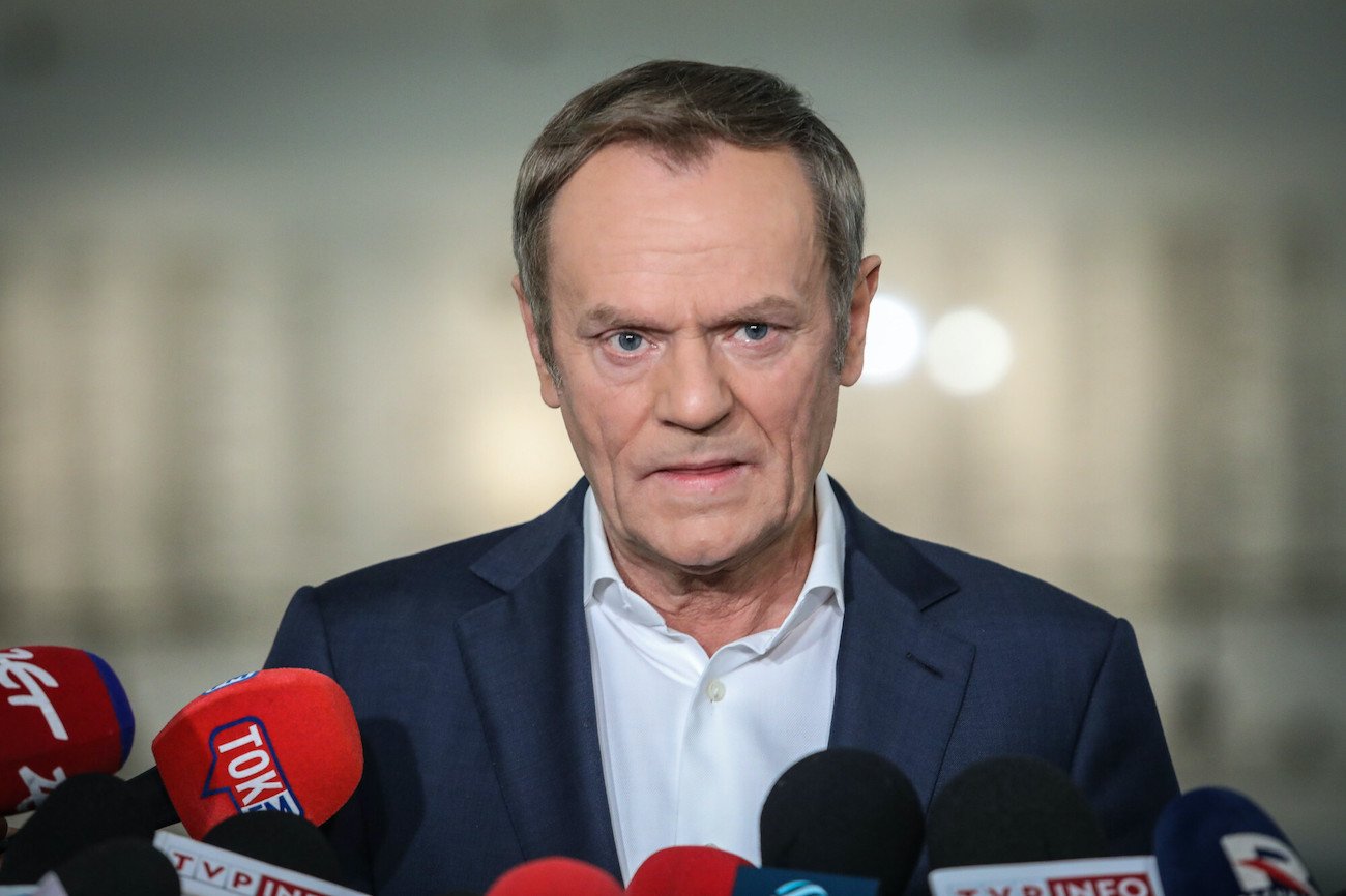 Donald Tusk zaapelował o wsparcie dla Ukrainy.