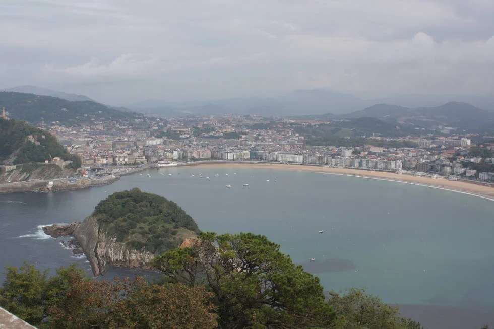 San Sebastian widziane z góry