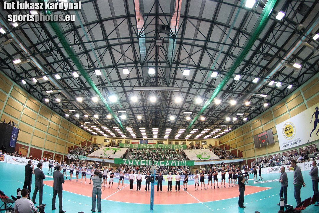 Oprawa meczu finałowego 2012 CEV Volleyball Challenge Cup - Men, 27.03.2012, AZS Politechnika Warszawska - Tytan AZS Częstochowa