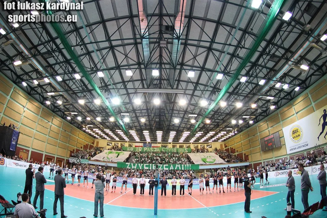Oprawa meczu finałowego 2012 CEV Volleyball Challenge Cup - Men, 27.03.2012, AZS Politechnika Warszawska - Tytan AZS Częstochowa
