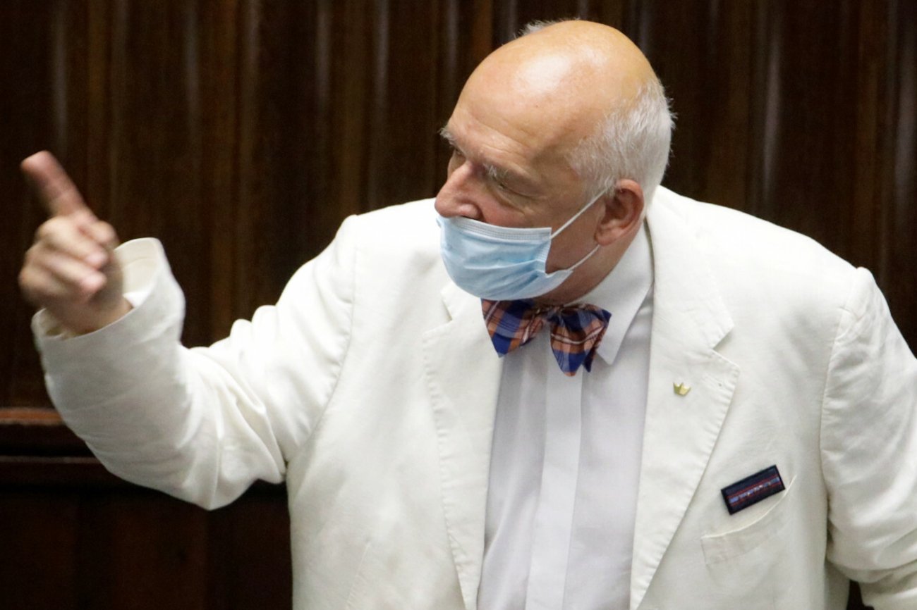 Janusz Korwin-Mikke zaatakował rząd PiS.