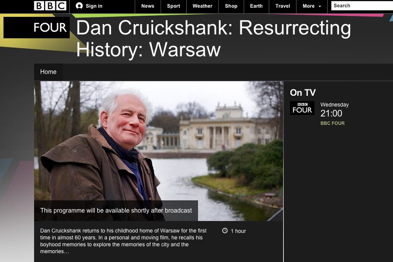 Wychowywał się w powojennej Warszawie, po 60 latach nakręcił o niej film. Pokaże go telewizja BBC