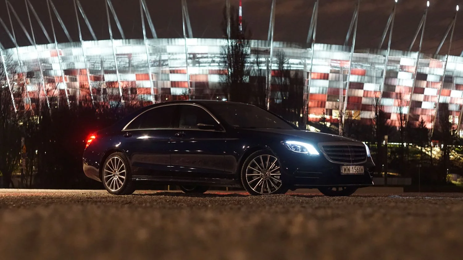 Nowy Mercedes klasy S wygląda najlepiej chyba jednak nocą.