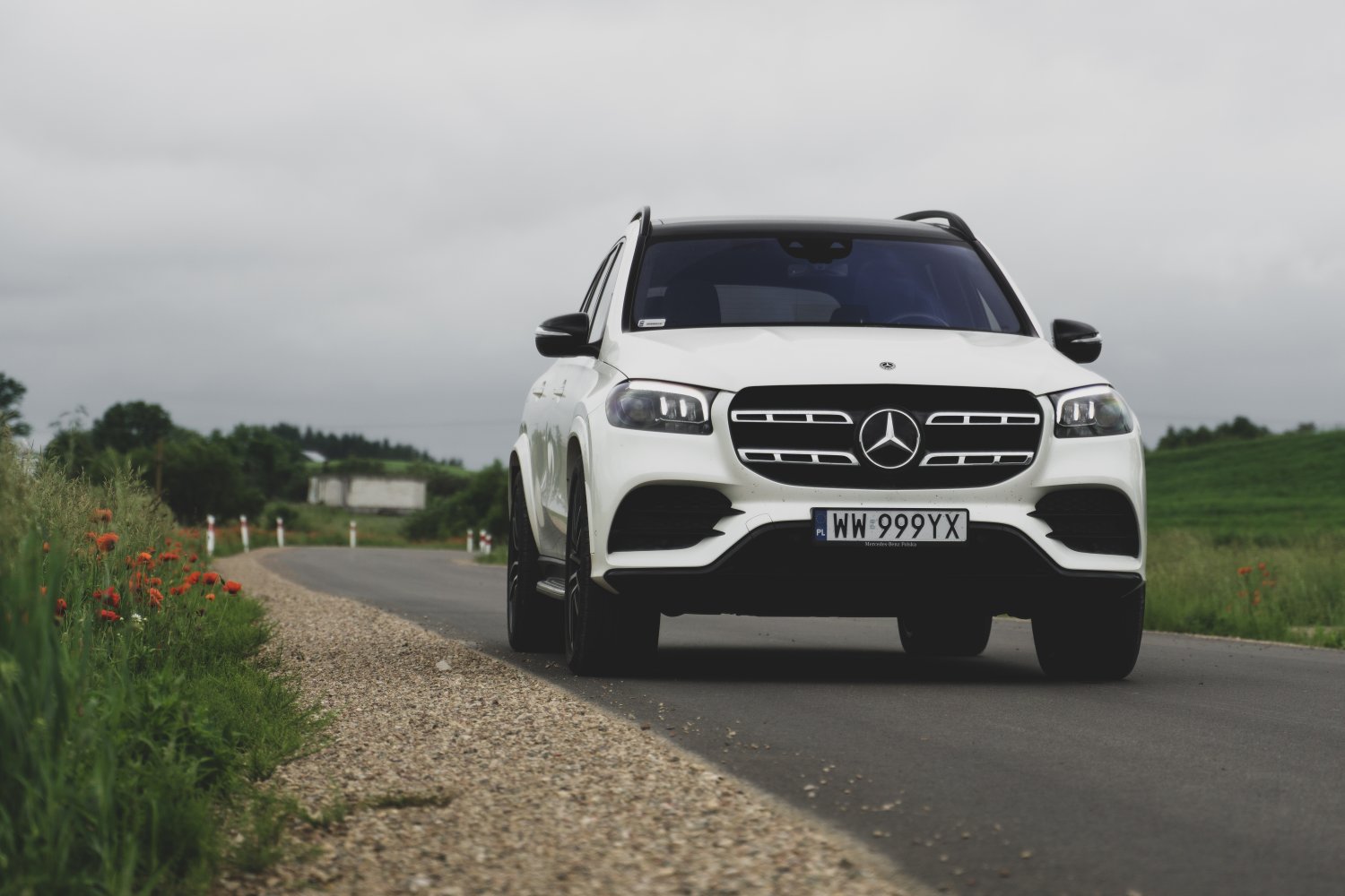 Mercedes GLS to duże, piękne i luksusowe auto.