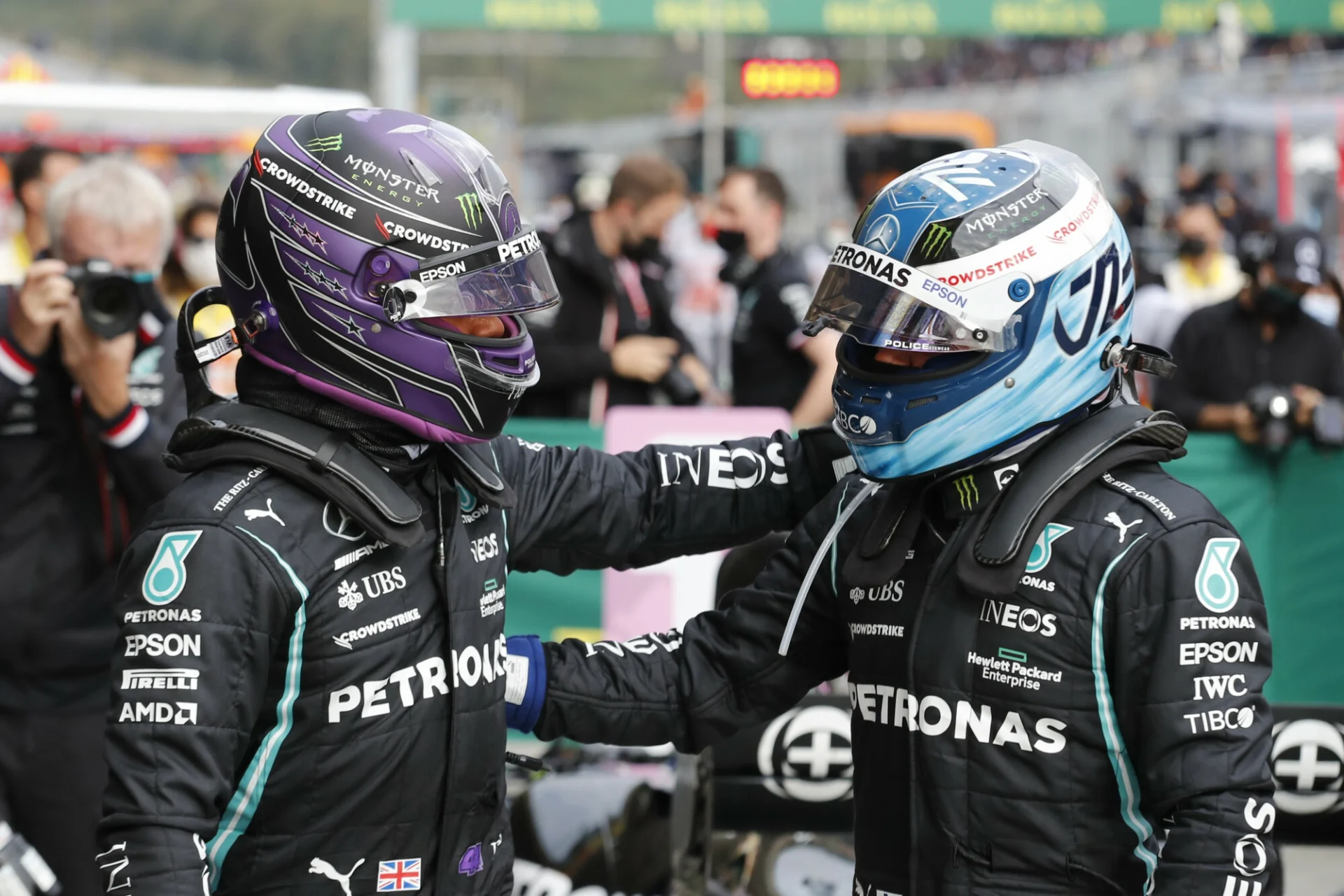 Lewis Hamilton i Valtteri Bottas mogą być zadowoleni z kwalifikacji w Turcji