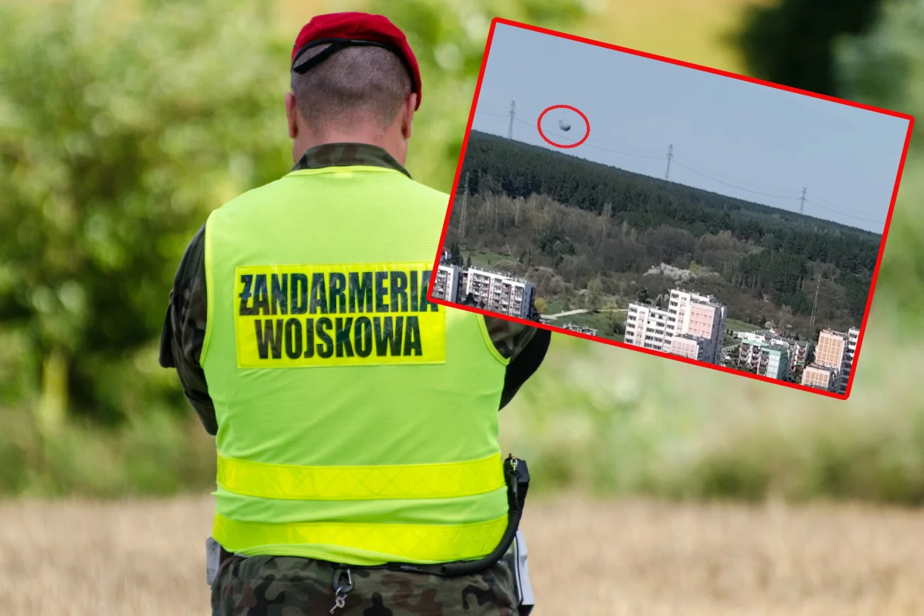 Bydgoszcz: nagranie tego, co spadło w Zamościu. Wideo ukazuje dziwny obiekt