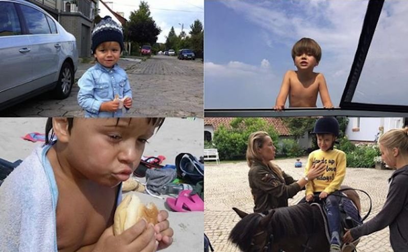 Jarosław Bieniuk pokazał zdjęcia syna. Na jednym jest Anna Przybylska