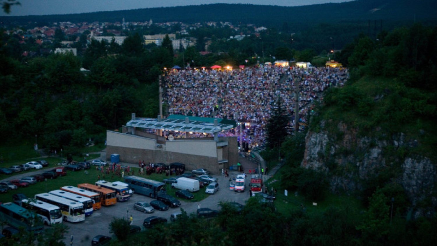 Kielce, Amfiteatr na Kadzielni, 2009 rok.
