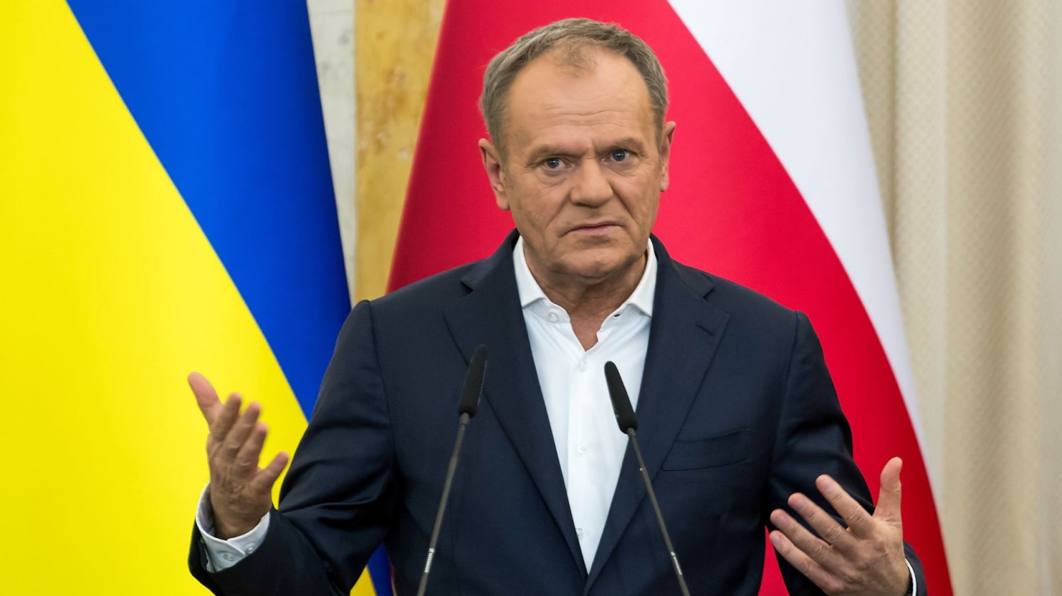 Donald Tusk zwraca się do Karola Nawrockiego i Wołodymyra Zełenskiego.