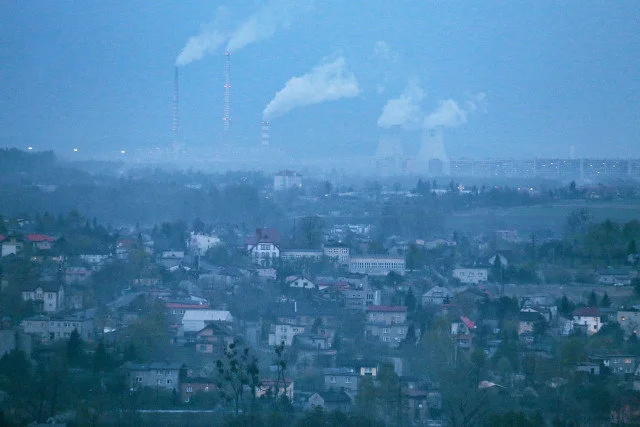 Smog nad Rybnikiem.