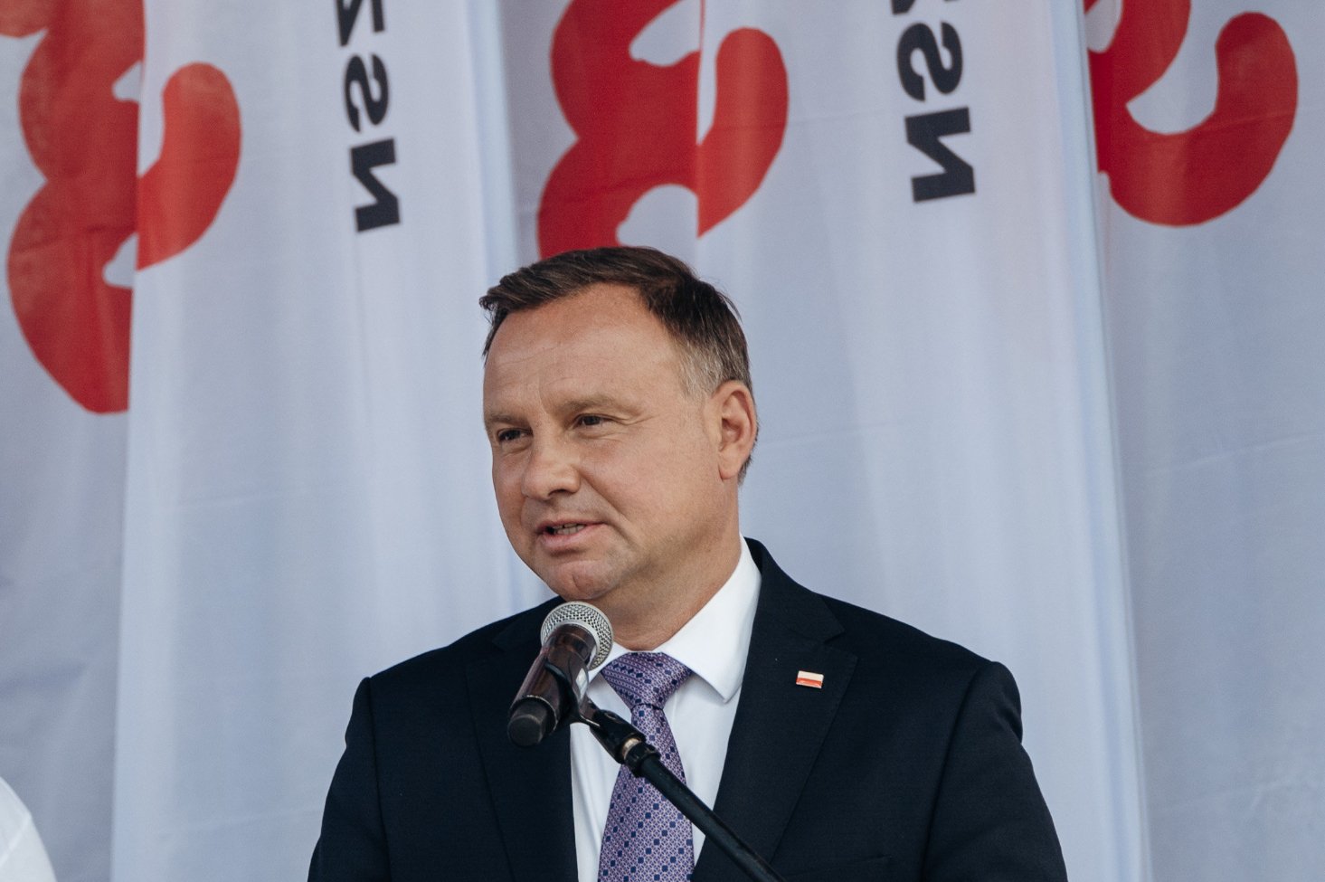 Andrzej Duda podczas obchodów 40. rocznicy "Solidarności" wymienił Lecha Wałęsę wsród największych bohaterów.