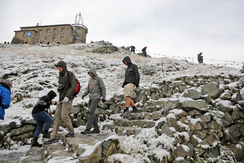 W Tatrach w ten weekend po raz pierwszy spadnie śnieg.