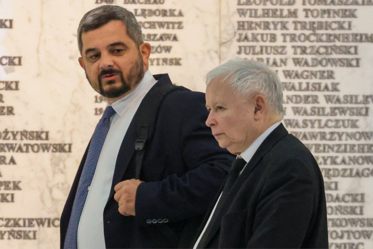 Krzysztof Sobolewski i Jarosław Kaczyński