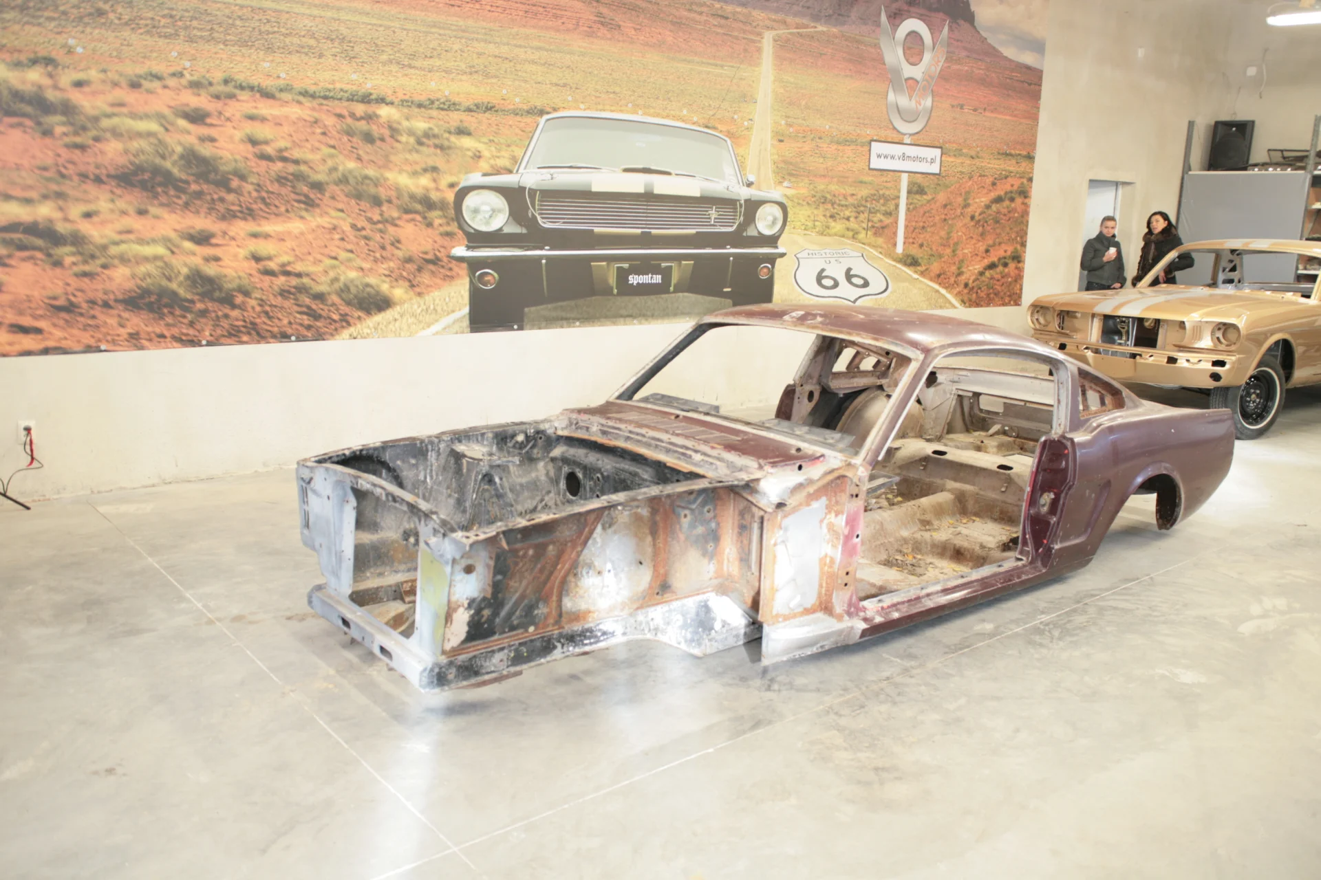 Mustang race car