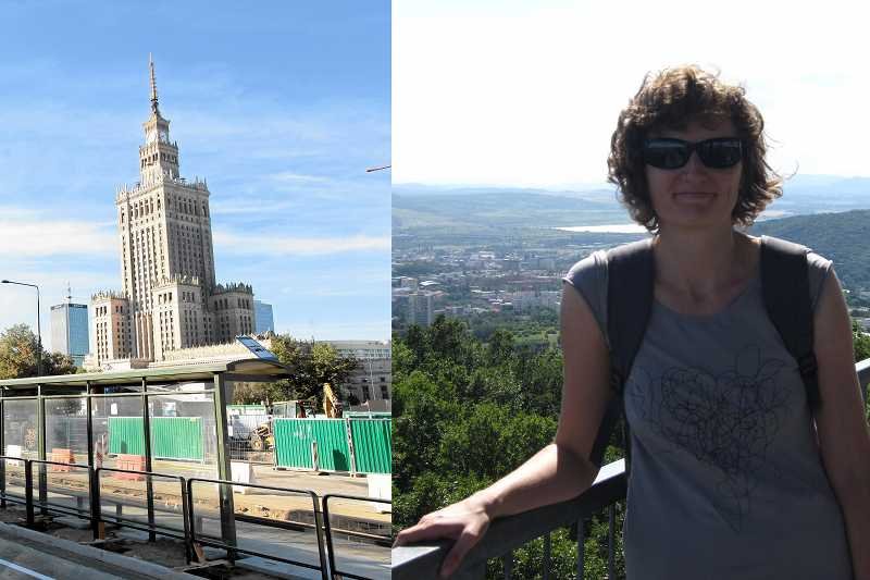 Pałac Kultury i Nauki w Warszawie oraz Jana Kępska – Czeszka mieszkająca w Polsce