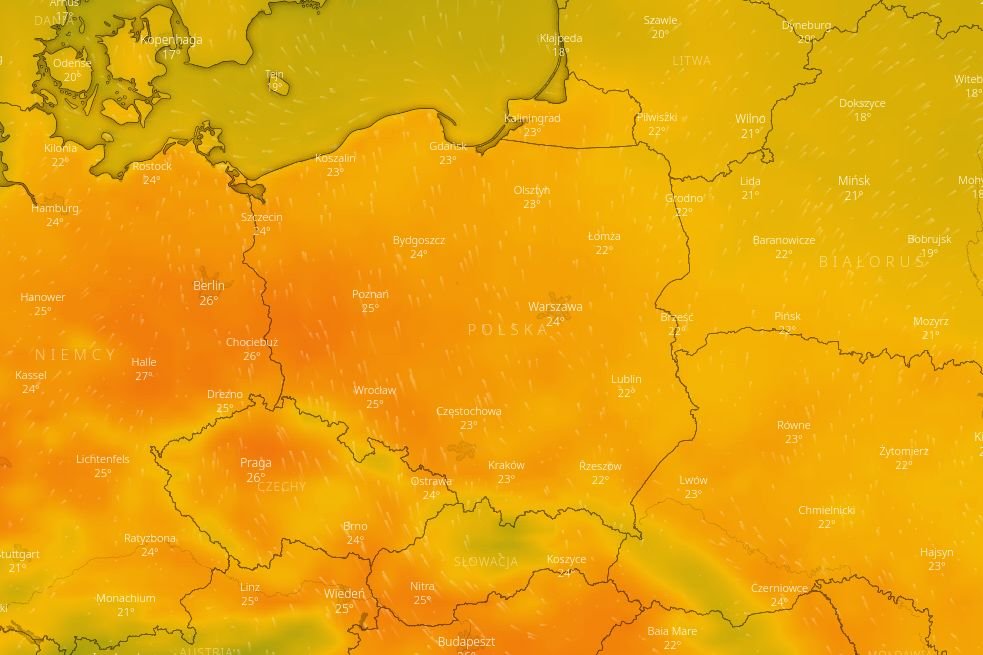 Środek przyszłego tygodnia zapowiada się przepięknie