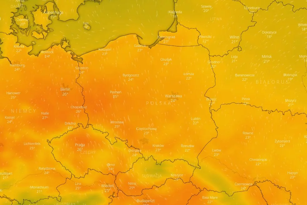 Środek przyszłego tygodnia zapowiada się przepięknie