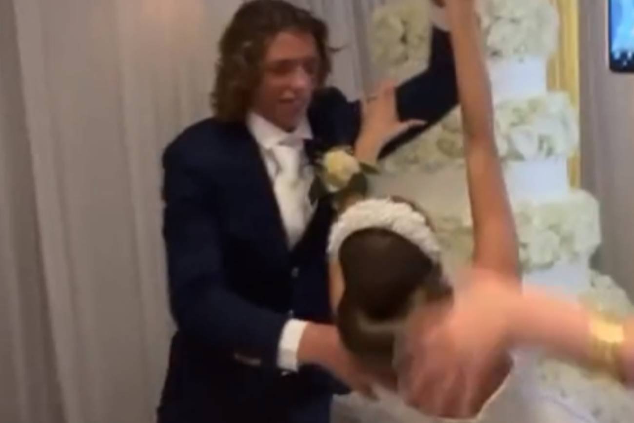 Pan młody zniszczył własne wesele. Niewiarygodne, co zrobił młodej