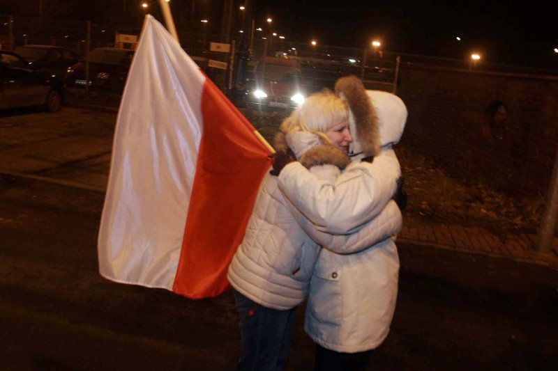 Strajkujący górnicy grają na emocjach? Żony i dzieci biorą aktywny udział w proteście