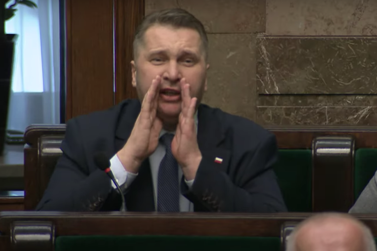 Co tam się wydarzyło?! Czarnkowi wyłączono mikrofon, więc zaczął wrzeszczeć