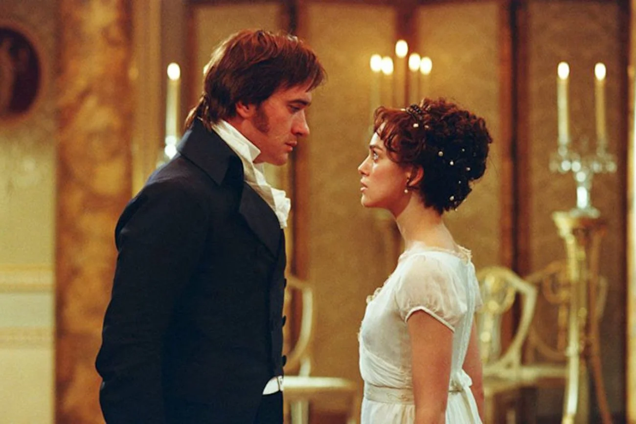 Keira Knightley i Matthew Macfadyen w filmie "Duma i uprzedzenie".