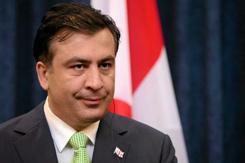 Obecny prezydent Gruzji Micheil Saakaszwili, lider partii Zjednoczony Ruch Narodowy