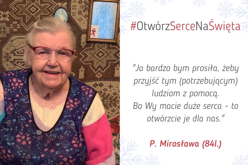 W ramach akcji #OtwórzSerceNaŚwięta można pomóc seniorom
