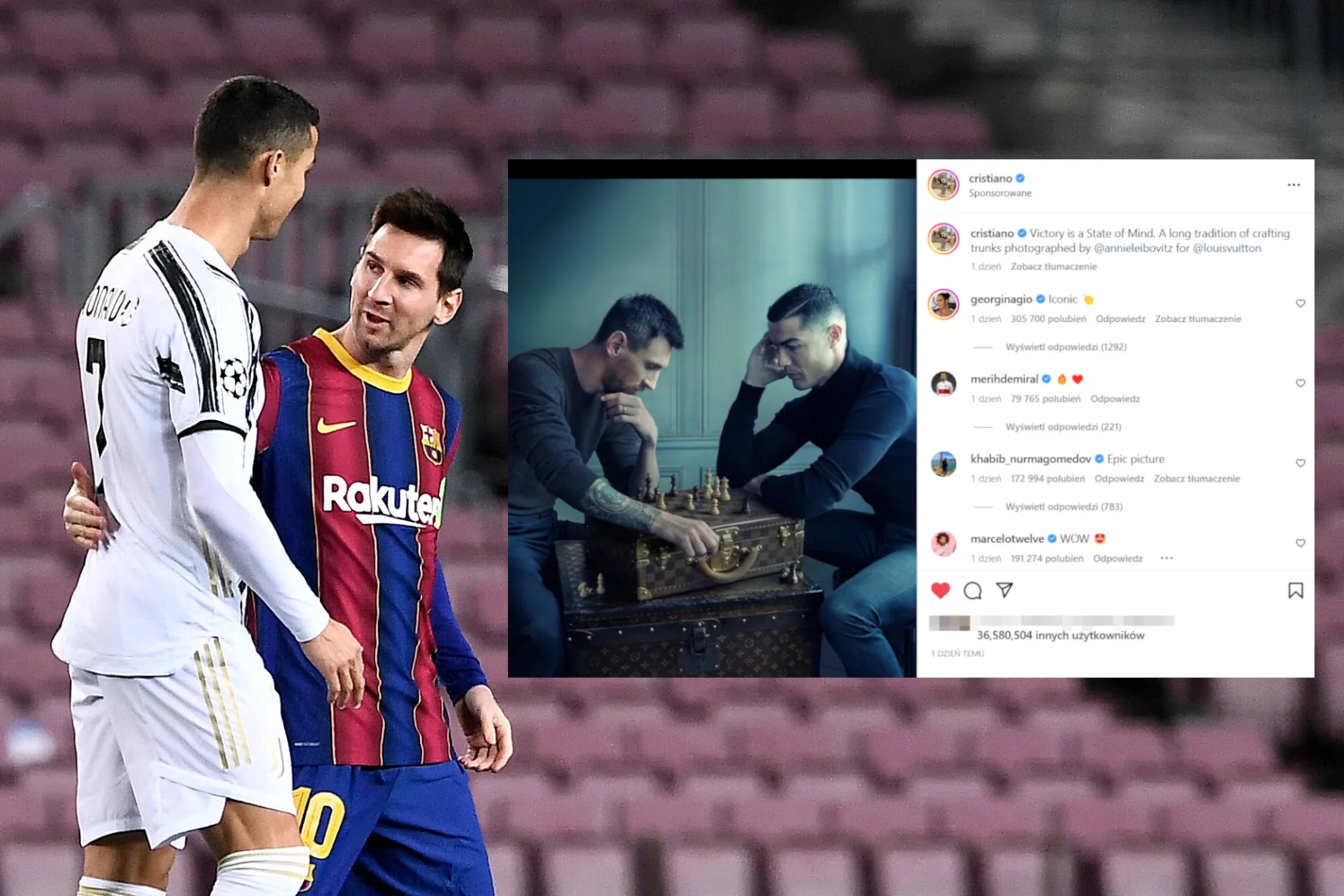 Leo Messi i Cristiano Ronaldo Leo Messi i Cristiano Ronaldo