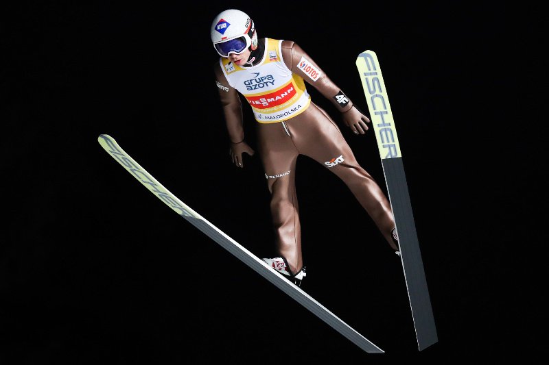 Kamil Stoch zdobył złoty medal podczas konkursu na dużej skoczni w Pjongczang.