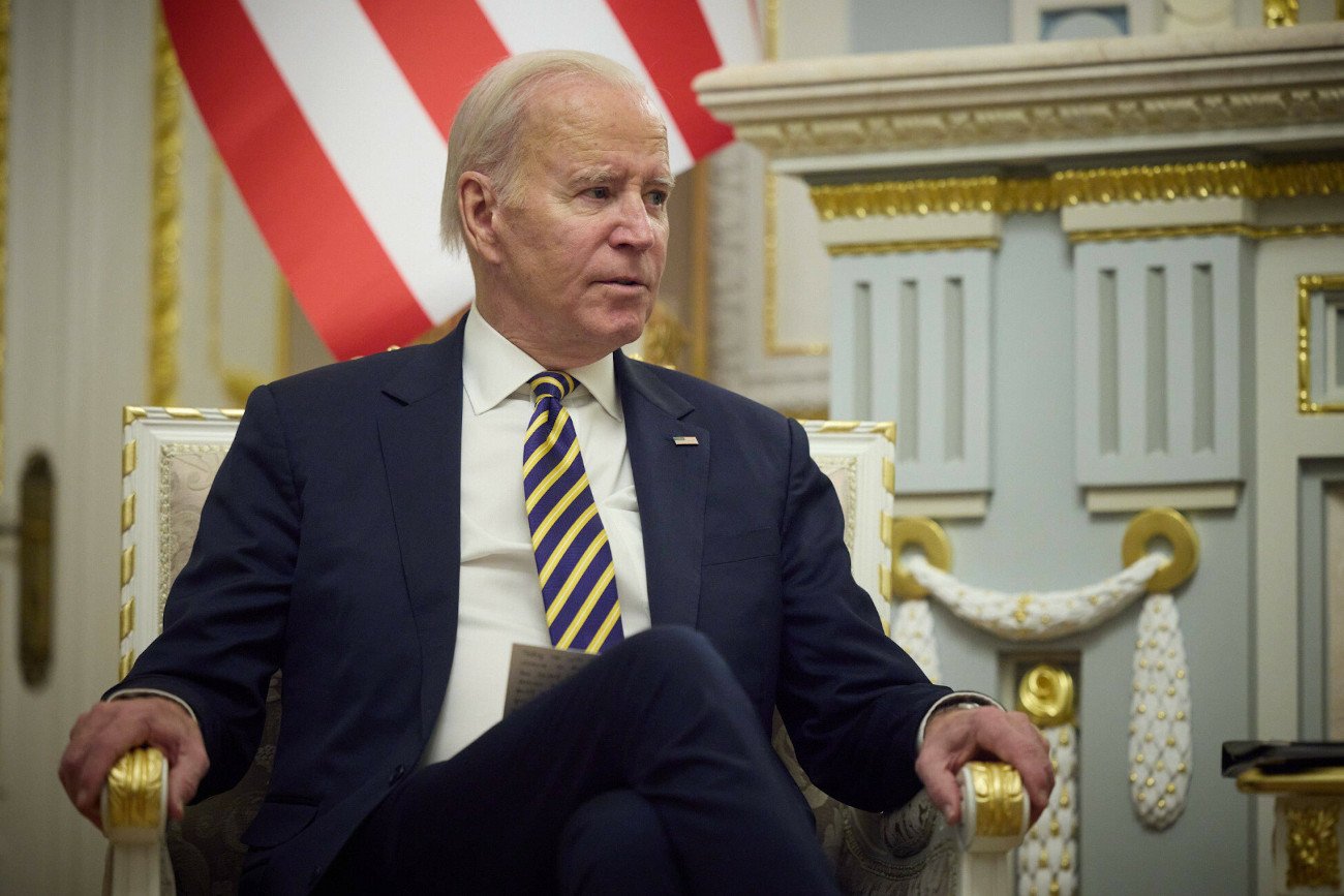 Prezydent USA Joe Biden 20 lutego był w Kijowie, 21 lutego wygłosi przemówienie w Warszawie.