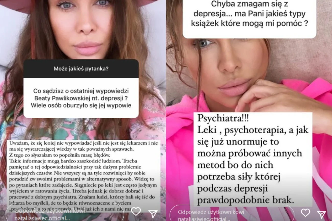 Natalia Siwiec spuentowała słowa Pawlikowskiej. Kiedyś zachwalała narkotyki