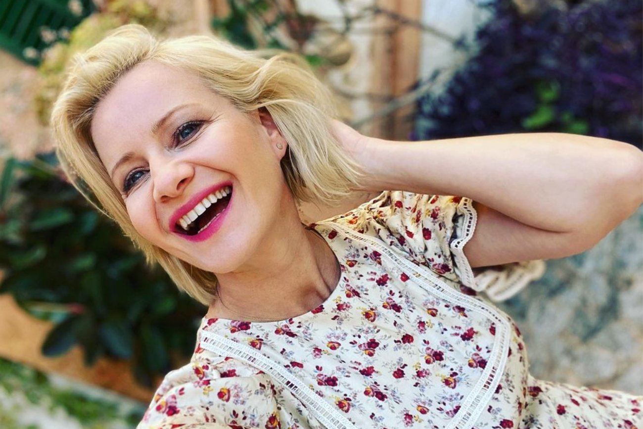 Małgorzata Kożuchowska w rudych włosach. Szykuje się do roli w komedii