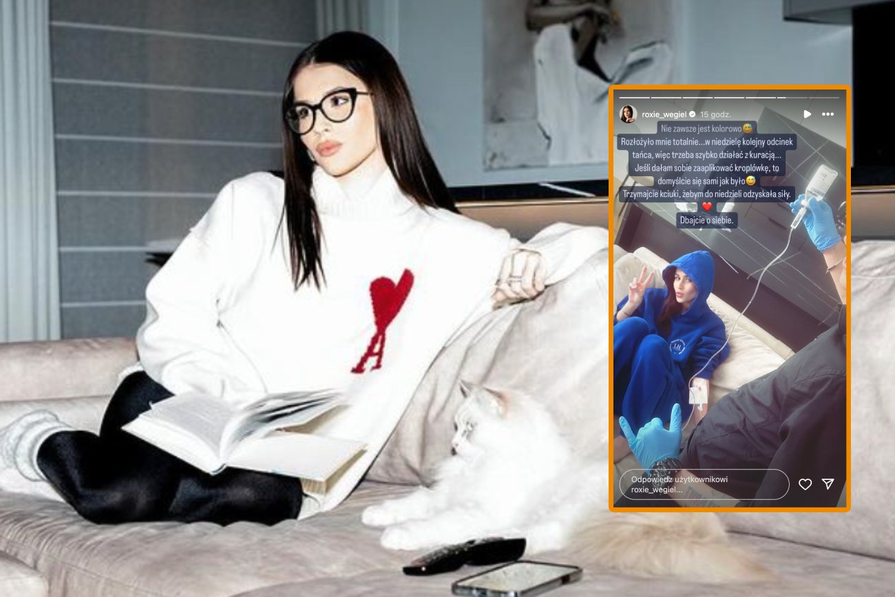 Roxie Węgiel ma problemy ze zdrowiem. Na Instagramie zdjęcie z kroplówką