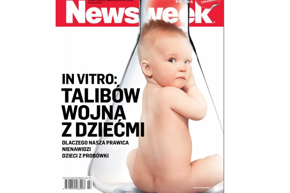 In vitro na okładce Newsweeka