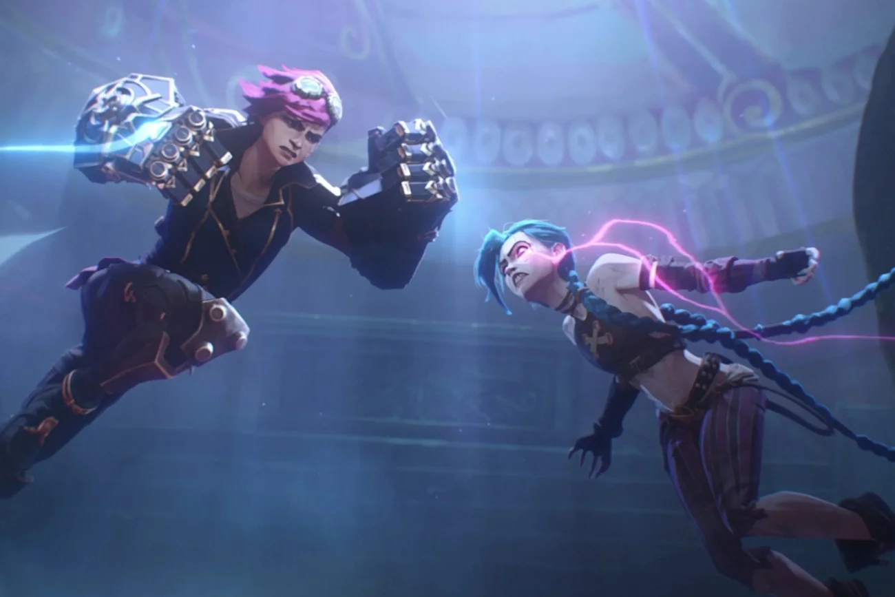Vi i Jinx w 2. sezonie serialu "Arcane".