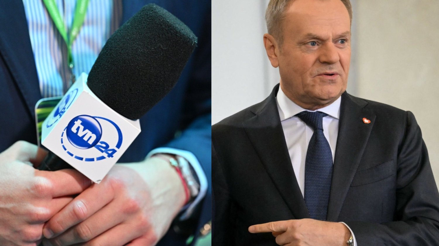 Tusk wpisał TVN i Polsat na listę podmiotów chronionych. KRRiT krytykuje decyzję premiera.