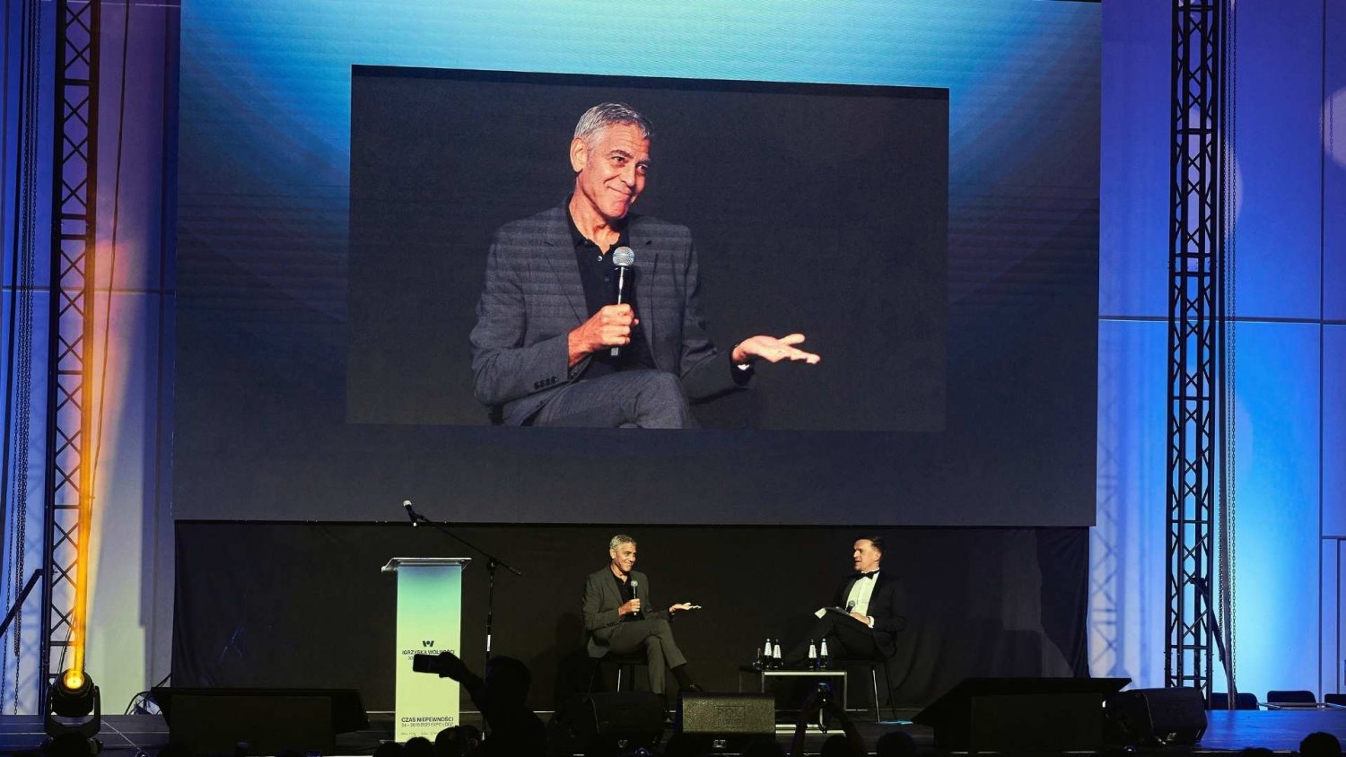 Clooney poruszył tłumy tym wyznaniem. Publiczność w Łodzi oszalała