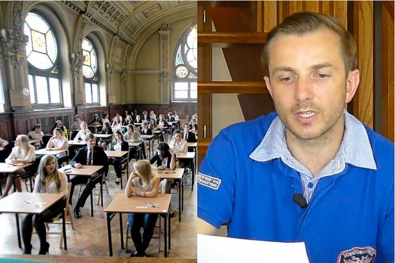 Tomasz Rożek dostał tylko 70 proc. punktów z analizy własnego tekstu. Jego zdaniem klucze odpowiedzi to błąd.