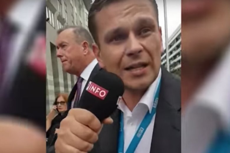 Łukasz Sitek jest oskarżany o stosowanie gróźb pod adresem funkcjonariuszy policji.