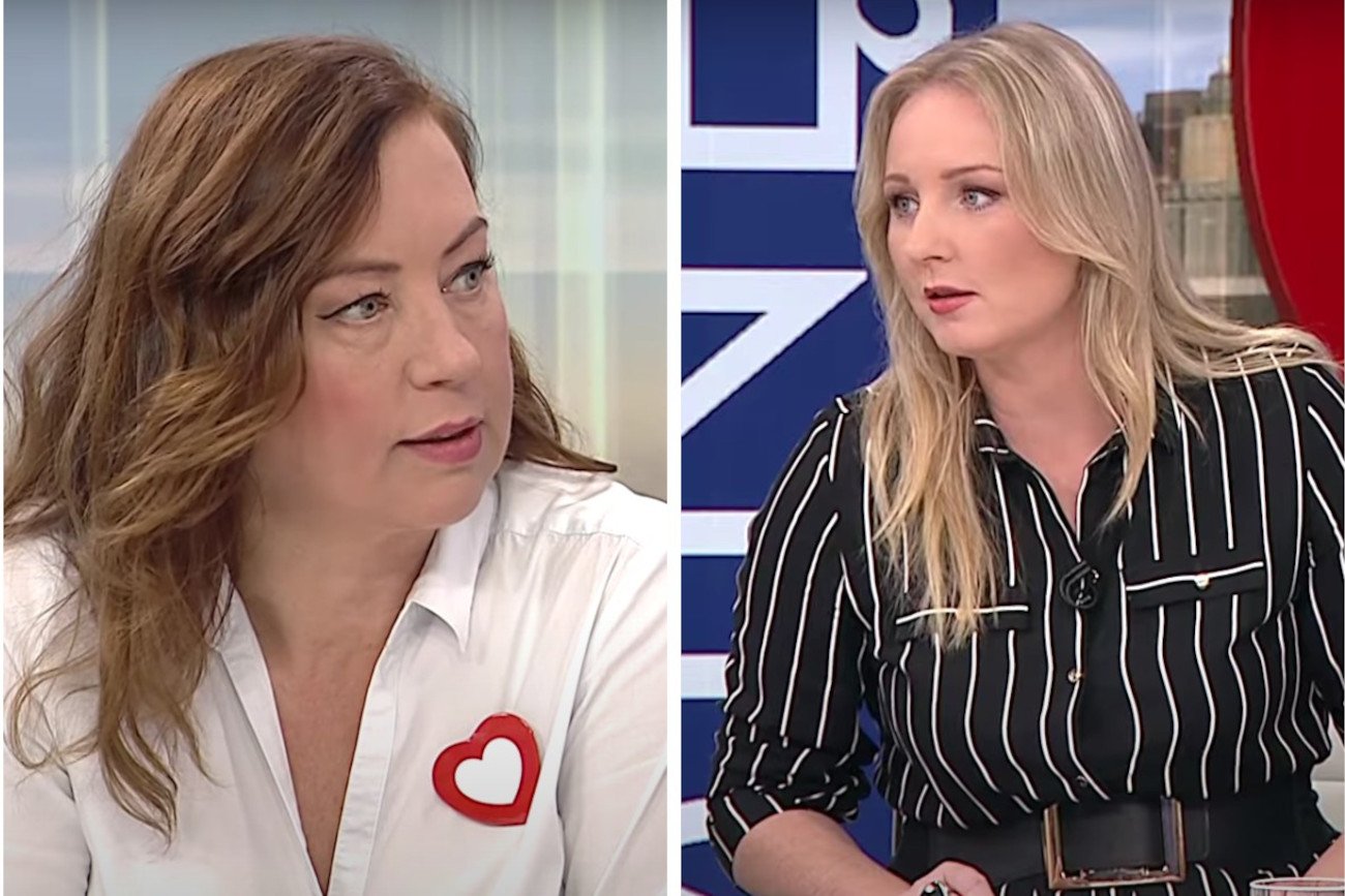 Monika Borkowska zaczepiła Hannę Gill-Piątek z KO jeszcze przed rozpoczęciem programu.