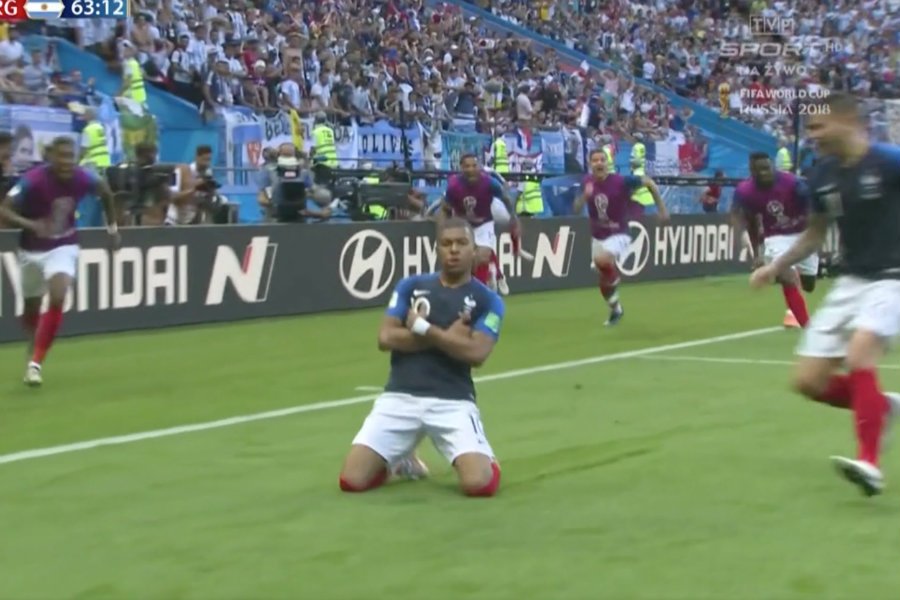 Kylian Mbappe przyćmił Leo Messiego w meczu Francja - Argentyna.