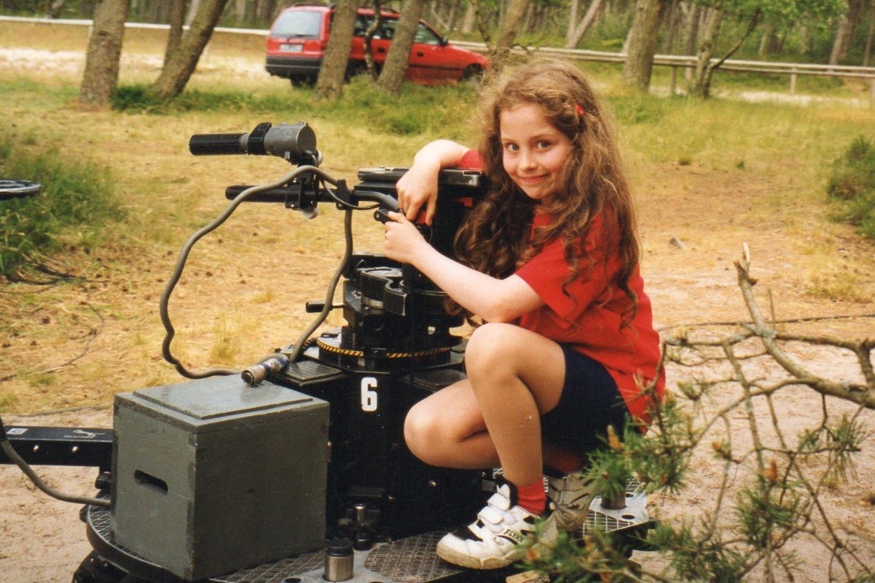 Na planie serialu ''Trzy szalone zera''