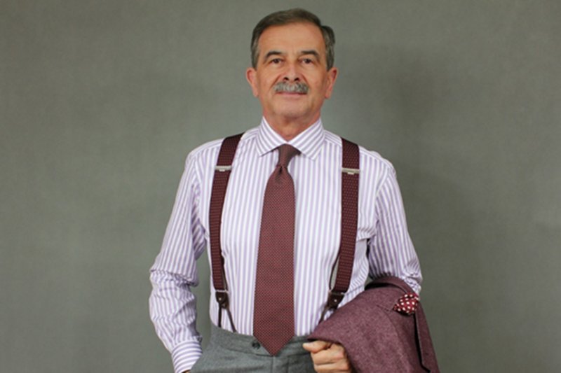 Jan Adamski ma 63 lata i wkrótce wyjdzie na wybieg modeli pokazać swoje stylizacje.