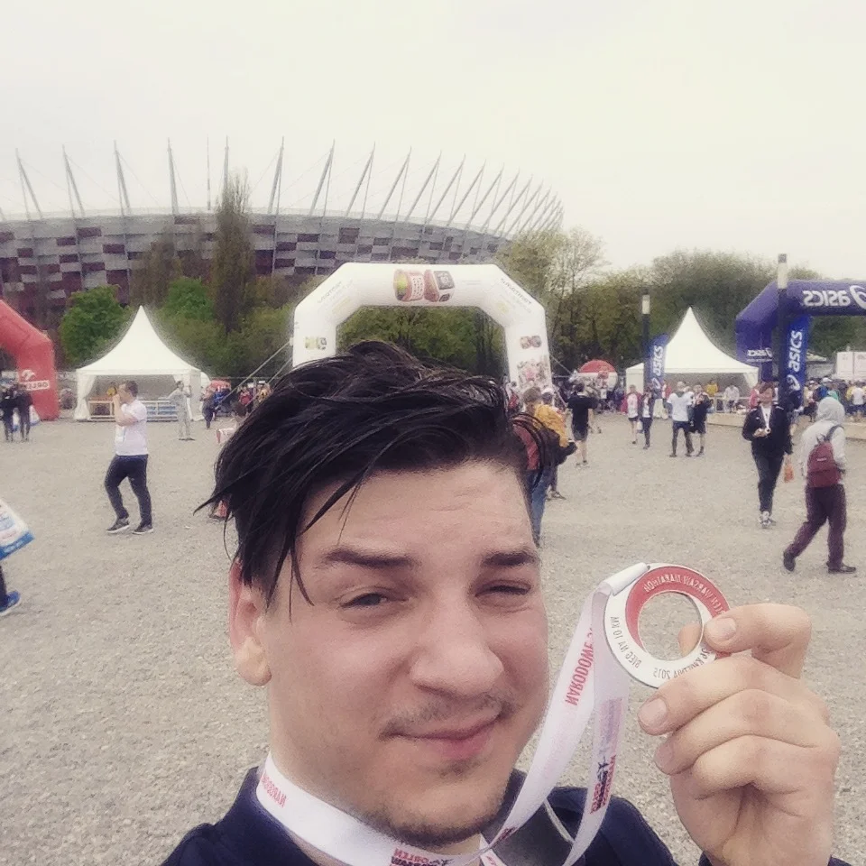 Tak wygląda najszczęśliwsza osoba w Warszawie.