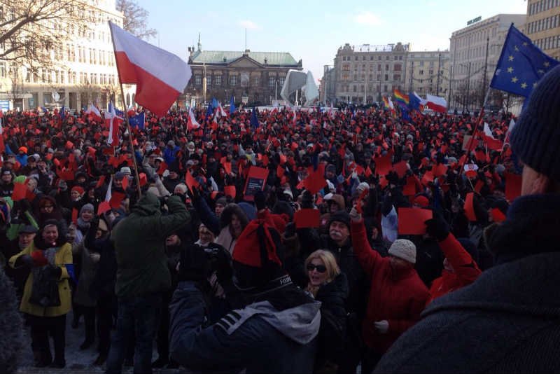 W Poznaniu po raz kolejny protestowano przeciw PiS.